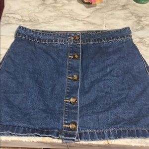 Jean skirt